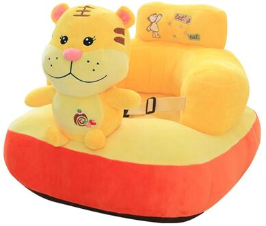 Zachte Kind Kinderzitjes Cover Geen Vullen Leuke Cartoon Dier Stoel Vroege Educatief Seat Feeding Stoel Kussen Kid Knuffel B