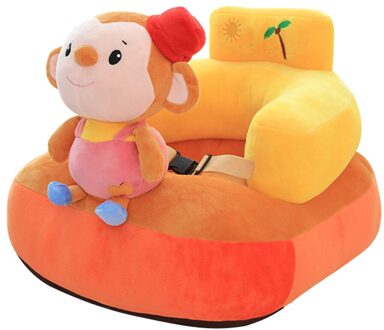Zachte Kind Kinderzitjes Cover Geen Vullen Leuke Cartoon Dier Stoel Vroege Educatief Seat Feeding Stoel Kussen Kid Knuffel