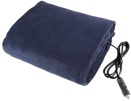 Zachte Kunstmatige Fleece 12V Temperatuur Verstelbare Snelle Solid Warm Winter 45W Gooi Outdoor Camping Elektrische Auto Verwarming Deken zwart