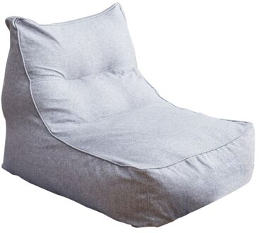 Zachte Lounger Zetel Solide Pedaal Hoes Luie Sofa Cover Beschermende Alle Seizoenen Thuis Bean Bag Wasbare Slaapkamer Woonkamer Poef Gentleman grijs 1