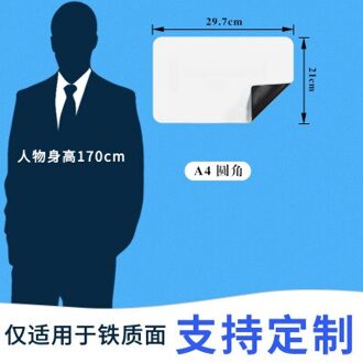 Zachte Magnetische Whiteboard Sticker Koelkast Magneten Presentatie Boards School Message Boards Schrijven Escolar Droge Wissen White Board A4 R 29.7x21cm