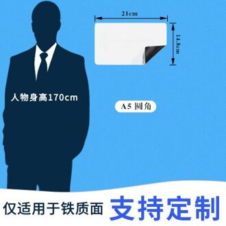 Zachte Magnetische Whiteboard Sticker Koelkast Magneten Presentatie Boards School Message Boards Schrijven Escolar Droge Wissen White Board A5 R 14.8x21cm