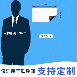 Zachte Magnetische Whiteboard Sticker Koelkast Magneten Presentatie Boards School Message Boards Schrijven Escolar Droge Wissen White Board A5 S 14.8x21cm