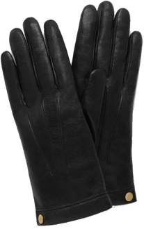 Zachte Nappa Leren Handschoenen, Zwart Mulberry , Black , Dames - 8 In,6 1/2 IN