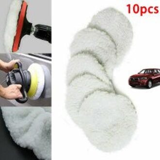 Zachte Polijsten Pad Wasbare 10 Stuks/Kit Accessoires Auto Polijstmachine Vervanging