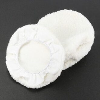 Zachte Polijsten Pad Wasbare Witte Wol 10 Stuks/Kit Accessoires Auto Polijstmachine