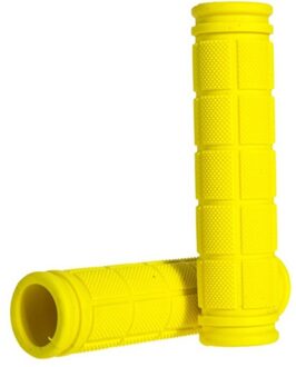 Zachte Rubber Fiets Grips Anti-Slip Fietsen Grips Mtb Road Mountainbike Handvatten Handvat Bar Grip Fiets Accessoires geel