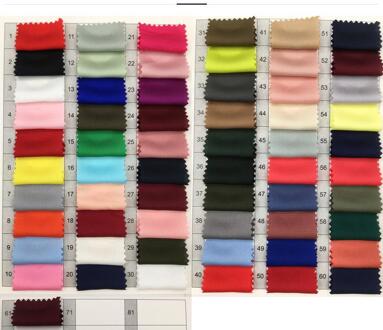 Zachte Seersucker Bubble Satijnen Stof Plain Polyester Effen Kleur Voor Jurk, Shirts, rok Doek Zwart Wit Roze Rood Door De Meter Note for kleur nee.