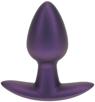 Zachte Silicone Anale Plug - Klein - 6,5 cm - Metallic Paars