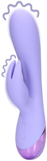 Zachte Silicone Konijn Vibrator - Digitale Lavendel