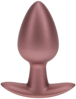 Zachte Siliconen Anale Plug - Medium - 3,1 / 7,9 cm - Roségoud