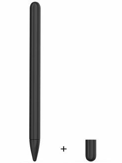 Zachte Siliconen Compatibel Voor Huawei M-Etui Compatibel Voor Tablet Touch Pen Stylus Beschermhoes Cover Anti-verloren zwart