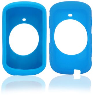 Zachte Siliconen Fiets Krasbestendig Elastische Huid Screen Protector Fiets Computer Case Mode Fallproof Voor Garmin Edge 530 Blauw