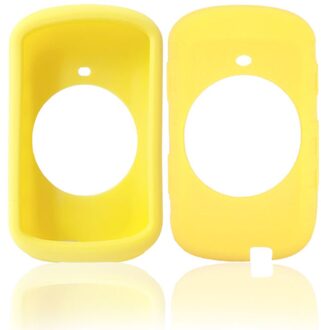 Zachte Siliconen Fiets Krasbestendig Elastische Huid Screen Protector Fiets Computer Case Mode Fallproof Voor Garmin Edge 530 Geel