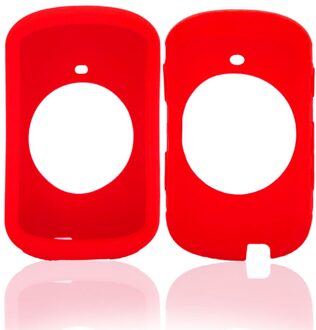 Zachte Siliconen Fiets Krasbestendig Elastische Huid Screen Protector Fiets Computer Case Mode Fallproof Voor Garmin Edge 530 Rood