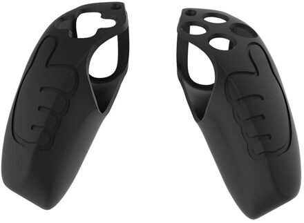 Zachte Siliconen Gel Rubber Case Cover Voor-Sony PS5 Handvat Bescherming Case B85B zwart