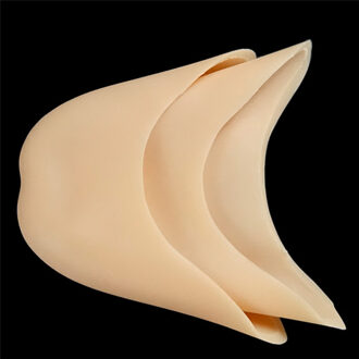 Zachte Siliconen Gel Teen Pads Zachte Ballet Pointe Dans Schoenen Tenen Covers Voet Tip Kussen Inlegzolen Voor Danser Ademend inserts Beige