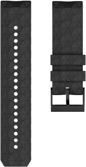 Zachte Siliconen Horlogeband Voor Suunto 9 Baro Strap 24Mm Breedte Vervanging Siliconen Polsband Voor Suunto Spartan/9 Baro koperen Band zwart