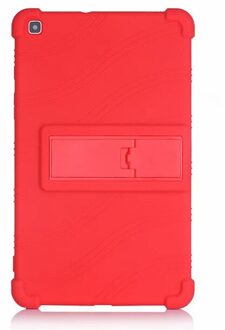 Zachte Siliconen Kinderen Case Voor Samsung Galaxy Tab Een 8.0 SM-T290 SM-T295 SM-T297 Tablet Funda Shockproof Cover Met Kickstand rood