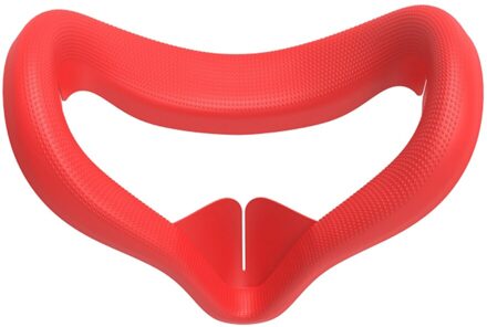 Zachte Siliconen Oogmasker Cover Voor Oculus Quest 2 Water Zweet Proof Gezicht Kussen Pad Vr Headset accessoires Rood