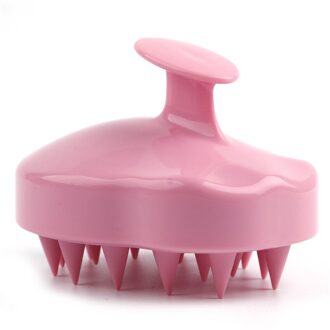 Zachte Siliconen Pet Grooming Borstel Comfortabel Kat Hond Massage Bad Borstel Huisdieren Wassen Cleaning Douche Kam Haar Remover Rake Tool Roze