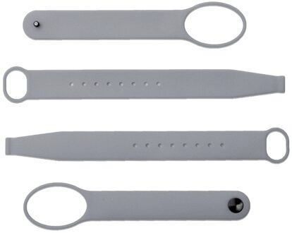 Zachte Siliconen Verstelbare Polsband Handvat Bevestiging Riem Voor Oculus Quest / Rift S Vr Headset Touch Controller Handgreep grijs