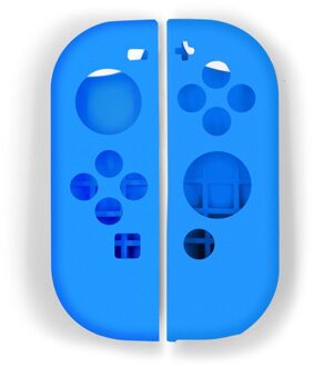 Zachte Siliconen Vervanging Case Voor Nintendo Switch Controller Vreugde-Con Cover Antislip Shell Case Voor Nintend Schakelaar accessoires blauw