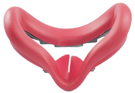 Zachte Siliconen Vr Bril Masker Cover Voor Oculus Quest 2 Headset Bril Masker Helm Zweet-Proof Eye Mask Cover rood