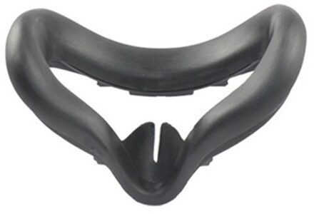 Zachte Siliconen Vr Bril Masker Cover Voor Oculus Quest 2 Headset Bril Masker Helm Zweet-Proof Eye Mask Cover zwart