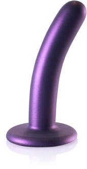 Zachte Silikon G-Spot Dildo - 5'' / 12 cm - Metallic Paars
