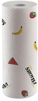 Zachte Sterke Keuken Papier Handdoeken Wegwerp Poetsdoek Papier Nat Droog Dual Gebruik fruit