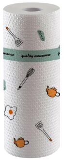 Zachte Sterke Keuken Papier Handdoeken Wegwerp Poetsdoek Papier Nat Droog Dual Gebruik Tableware