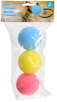 Zachte tennisballen, 3st.