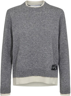 Zachte trui Cash  grijs - S,M,