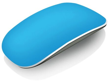 Zachte Ultra-Dunne Coque Skin Cover Voor Apple Magic Mouse Case Silicon Solid Cover Beschermen Tegen Krassen Blauw