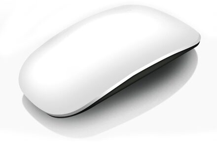 Zachte Ultra-Dunne Coque Skin Cover Voor Apple Magic Mouse Case Silicon Solid Cover Beschermen Tegen Krassen wit
