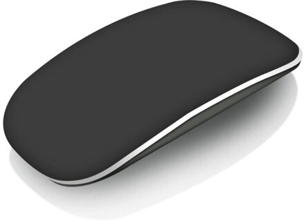 Zachte Ultra-Dunne Coque Skin Cover Voor Apple Magic Mouse Case Silicon Solid Cover Beschermen Tegen Krassen zwart
