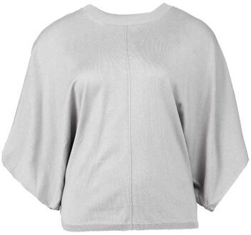 Zachte viscose top Suzette  grijs - XS,S,M,L,