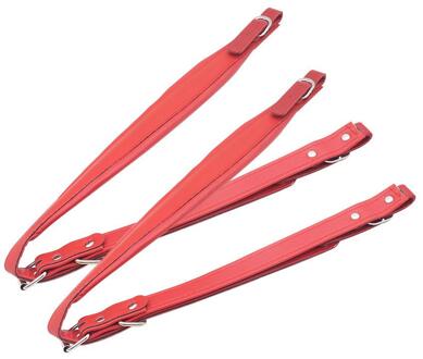 Zachte Waterdichte Pu Leer Accordeon Riemen Verstelbare Arm Riemen Accessoire rood