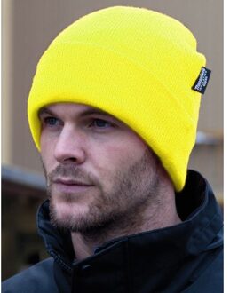 Zachte winter skimuts fel geel