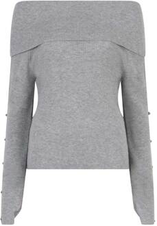 Zachte wolmix trui Catani  grijs - XS,S,M,L,