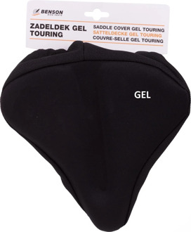 Zadeldek/zadelhoes comfort met gel - Fietszadelhoezen Zwart