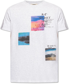 Zadig & Voltaire Bedrukt T-shirt Zadig & Voltaire , Gray , Heren - Xl,L,M