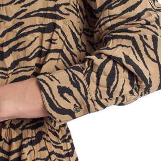 Zadig & Voltaire Bedrukte korte damesjurk WWDR01157 Bruin