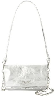 Zadig & Voltaire Leather shoulder-bags Zadig & Voltaire , Gray , Dames - ONE Size