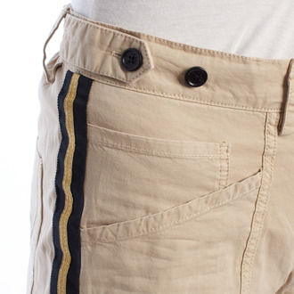 Zadig & Voltaire Recht gesneden damesbroek WWPA00016 Beige - EU 34 / UK 6