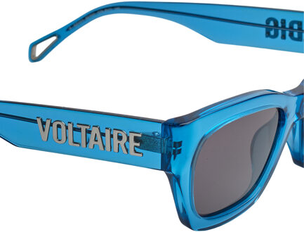 Zadig & Voltaire Rechthoekige zonnebril SZV371 Vrouwen Turquoise - One Size