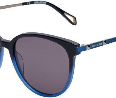Zadig & Voltaire Ronde zonnebril SZV307 Vrouwen Blauw - One Size