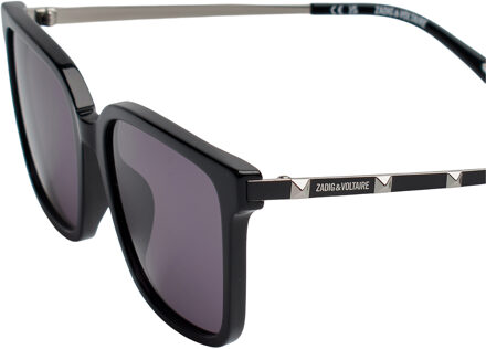 Zadig & Voltaire Vierkante zonnebril SZV308 Dames Zwart