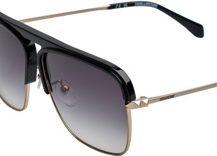Zadig & Voltaire Vierkante zonnebril SZV321 Heren-Vrouwen Zwart - One Size